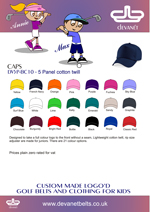 Devanet golf caps